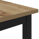 vidaXL Dohányzóasztal Művészi tölgy 70 x 50 x 36 cm Faanyag