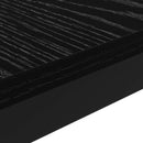 vidaXL Dohányzóasztal Fekete tölgy 100 x 50 x 45 cm Faanyag