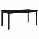 vidaXL Dohányzóasztal Fekete tölgy 100 x 50 x 45 cm Szerelt Fa