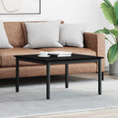 vidaXL Dohányzóasztal Fekete tölgy 80 x 80 x 45 cm Faanyag