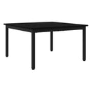 vidaXL Dohányzóasztal Fekete tölgy 80 x 80 x 45 cm Faanyag
