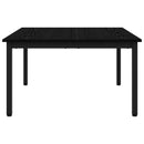vidaXL Dohányzóasztal Fekete tölgy 80 x 80 x 45 cm Faanyag