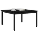 vidaXL Dohányzóasztal Fekete tölgy 80 x 80 x 45 cm Faanyag