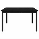vidaXL Dohányzóasztal Fekete tölgy 80 x 80 x 45 cm Faanyag