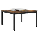 vidaXL Dohányzóasztal Füstös tölgy 80 x 80 x 45 cm Faanyag