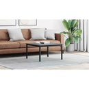 vidaXL Dohányzóasztal Szürke Sonoma 80 x 80 x 45 cm Faanyag