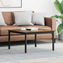 vidaXL Dohányzóasztal Öreg fa 80 x 80 x 45 cm Faanyag