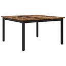 vidaXL Dohányzóasztal Öreg fa 80 x 80 x 45 cm Faanyag