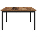 vidaXL Dohányzóasztal Öreg fa 80 x 80 x 45 cm Faanyag