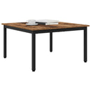 vidaXL Dohányzóasztal Öreg fa 80 x 80 x 45 cm Faanyag
