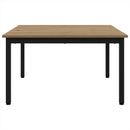 vidaXL Dohányzóasztal Művészi tölgy 80 x 80 x 45 cm Faanyag