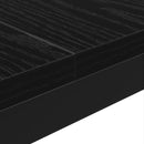 vidaXL Dohányzóasztal Fekete tölgy 100 x 100 x 45 cm Faanyag