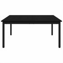 vidaXL Dohányzóasztal Fekete tölgy 100 x 100 x 45 cm Faanyag