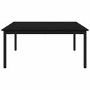 vidaXL Dohányzóasztal Fekete tölgy 100 x 100 x 45 cm Faanyag