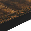 vidaXL Dohányzóasztal Füstös tölgy 100 x 100 x 45 cm Faanyag