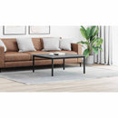 vidaXL Dohányzóasztal Szürke Sonoma 100 x 100 x 45 cm Faanyag