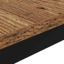 vidaXL Dohányzóasztal Öreg fa 100 x 100 x 45 cm Faanyag