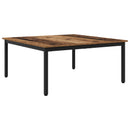 vidaXL Dohányzóasztal Öreg fa 100 x 100 x 45 cm Faanyag