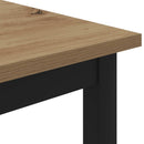vidaXL Dohányzóasztal Művészi tölgy 100 x 100 x 45 cm Faanyag