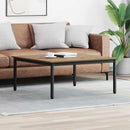 vidaXL Dohányzóasztal Művészi tölgy 100 x 100 x 45 cm Faanyag