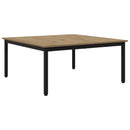 vidaXL Dohányzóasztal Művészi tölgy 100 x 100 x 45 cm Faanyag