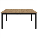 vidaXL Dohányzóasztal Művészi tölgy 100 x 100 x 45 cm Faanyag