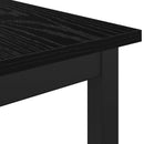 vidaXL pad Fekete tölgy 110 x 35 x 45 cm Faanyag