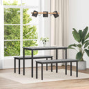 vidaXL pad Szürke Sonoma 110 x 35 x 45 cm Faanyag