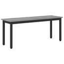 vidaXL pad Szürke Sonoma 110 x 35 x 45 cm Faanyag