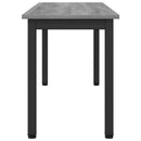 vidaXL pad Szürke Sonoma 110 x 35 x 45 cm Faanyag