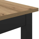 vidaXL pad Művészi tölgy 110 x 35 x 45 cm Faanyag