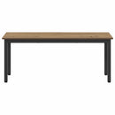 vidaXL pad Művészi tölgy 110 x 35 x 45 cm Faanyag