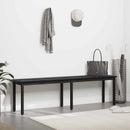 vidaXL pad Fekete tölgy 160 x 35 x 45 cm Szerelt Fa
