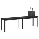 vidaXL pad Fekete tölgy 160 x 35 x 45 cm Szerelt Fa