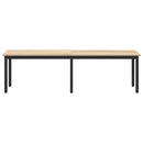 vidaXL pad Sonoma 160 x 35 x 45 cm Szerelt Fa