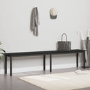 vidaXL pad Fekete tölgy 200 x 35 x 45 cm Szerelt Fa