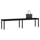 vidaXL pad Fekete tölgy 200 x 35 x 45 cm Szerelt Fa