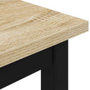 vidaXL pad Sonoma 200 x 35 x 45 cm Szerelt Fa