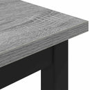 vidaXL pad Szürke Sonoma 200 x 35 x 45 cm Faanyag
