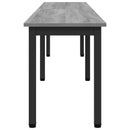 vidaXL pad Szürke Sonoma 200 x 35 x 45 cm Faanyag