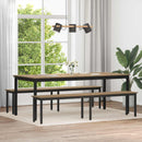 vidaXL pad Művészi tölgy 200 x 35 x 45 cm Szerelt Fa