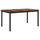 vidaXL Étkezőasztalok 150 x 78 x 75 cm FÉM