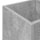 vidaXL Napernyő Állvány Beton Szürke 25 x 24,5 x 64 cm Szerelt Fa