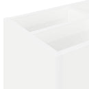 vidaXL Napernyő Állvány tárolóval Fehér 65 x 24 x 50 cm Szerelt Fa