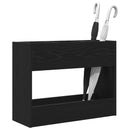 vidaXL Napernyő Állvány tárolóval Fekete tölgy 65 x 24 x 50 cm Faanyag