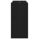 vidaXL Napernyő Állvány tárolóval Fekete tölgy 65 x 24 x 50 cm Faanyag