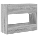 vidaXL Napernyő Állvány Szürke Sonoma 65 x 24 x 50 cm Szerelt Fa