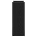vidaXL Napernyő Állvány Fekete tölgy 40 x 20 x 55,5 cm Faanyag