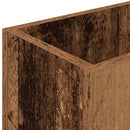 vidaXL Napernyő Állvány tárolóval Öreg fa 40 x 20 x 55,5 cm Szerelt Fa