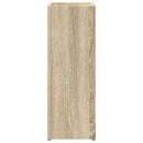 vidaXL Napernyő Állvány Sonoma tölgy 20 x 20 x 55,5 cm Szerelt Fa